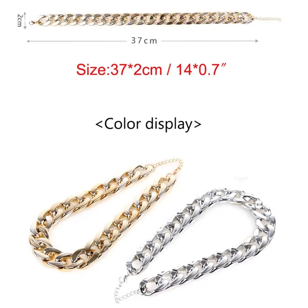 Модный ошейник цепочка для домашних животных золотистого цвета кубинская цепь