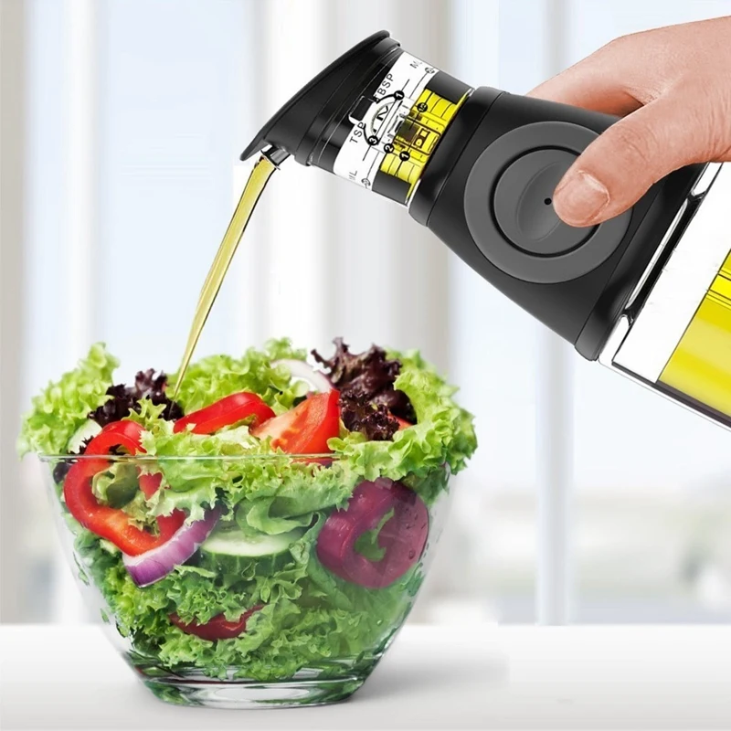 

2 pieces/set 250/500ml olive oil dispenser bottle set oil vinegar bottle, non-drip kitchen accessories