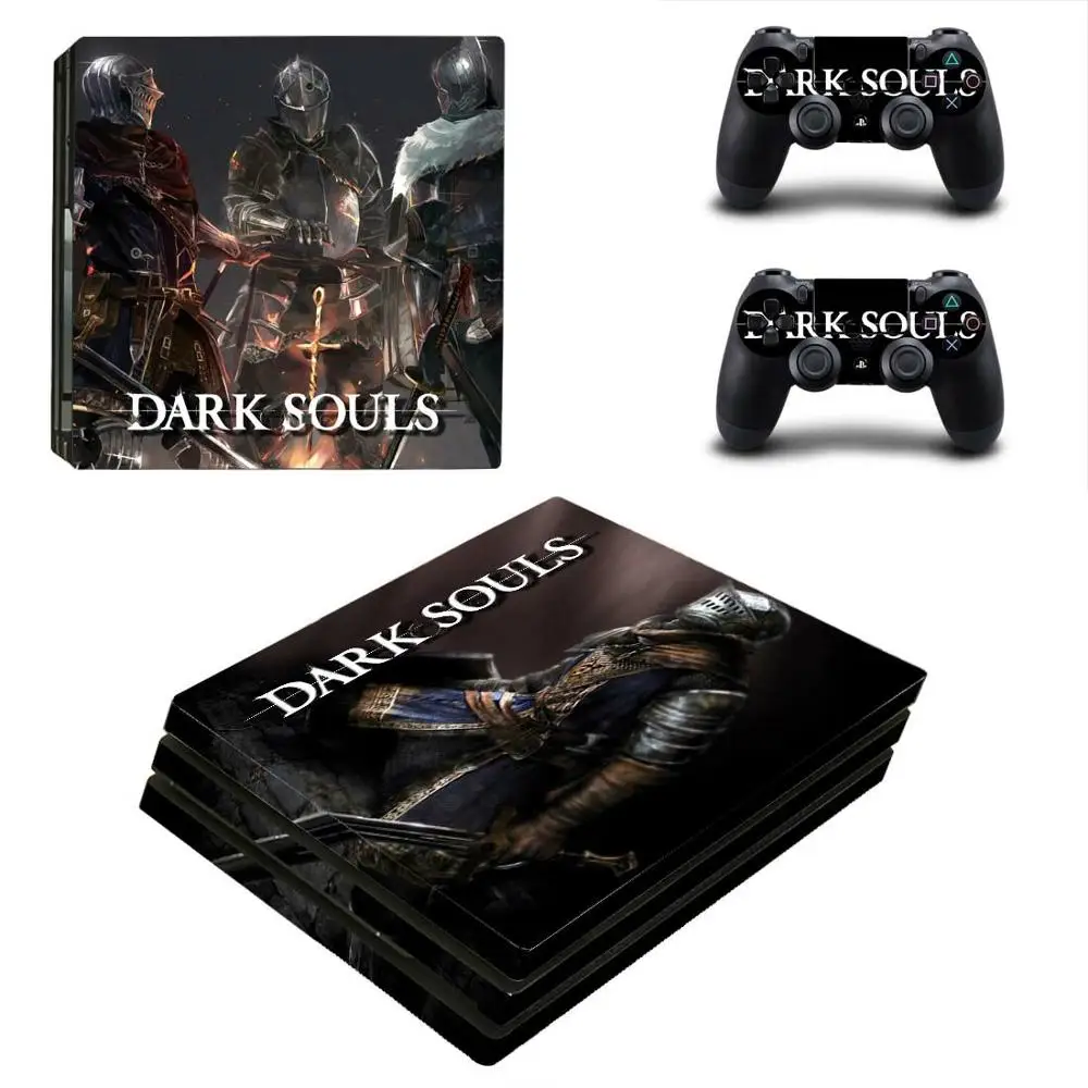 Наклейки Dark Souls PS4 Pro s Play station 4 наклейки для PlayStation скины консоли и контроллера