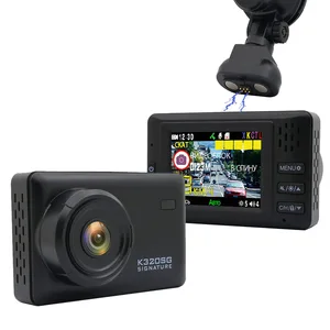 original karadar car dvr gps radar detector signature combo 3 in 1 fhd1080p auto video recorder camera with russian voice alarm free global shipping