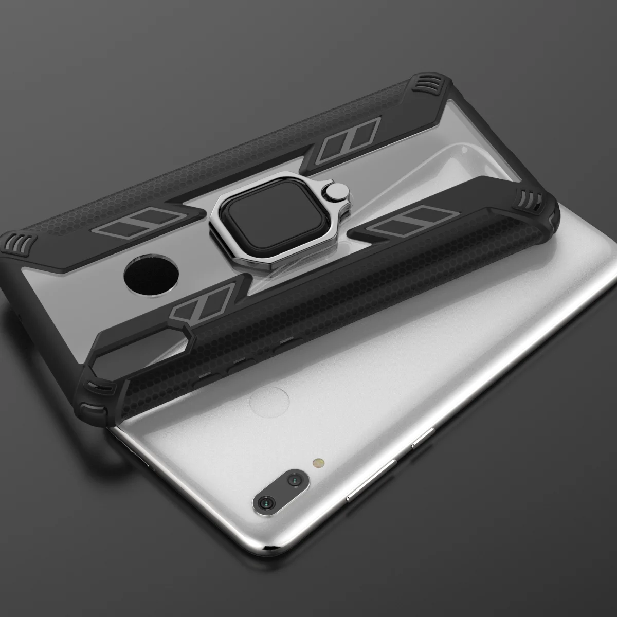 Чехол Armor Predator для Huawei P Smart 2019 чехол с магнитным кольцом и держателем телефона
