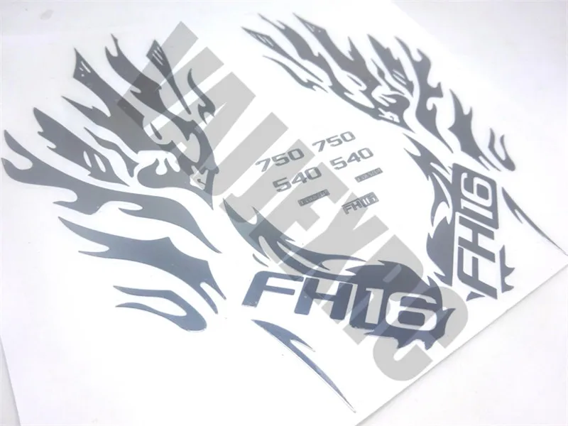 

Remote Control Truck Body Decal for 1/14 Scale Tamiya Remote Control Volvo FH12 FH16 Globetrotter 750