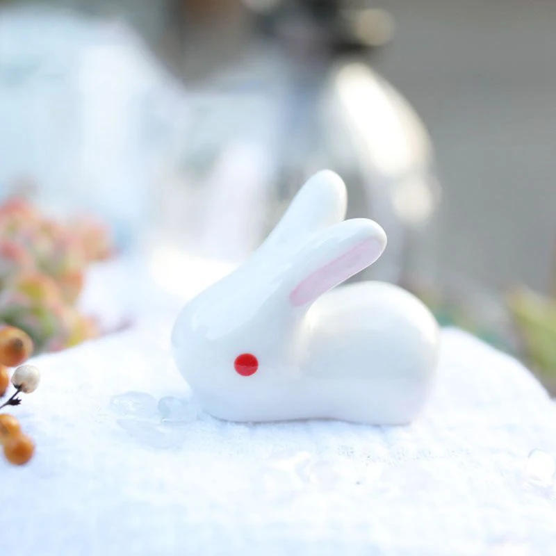 Милые керамические Мультяшные Белые Палочки с кроликом держатель для кухни