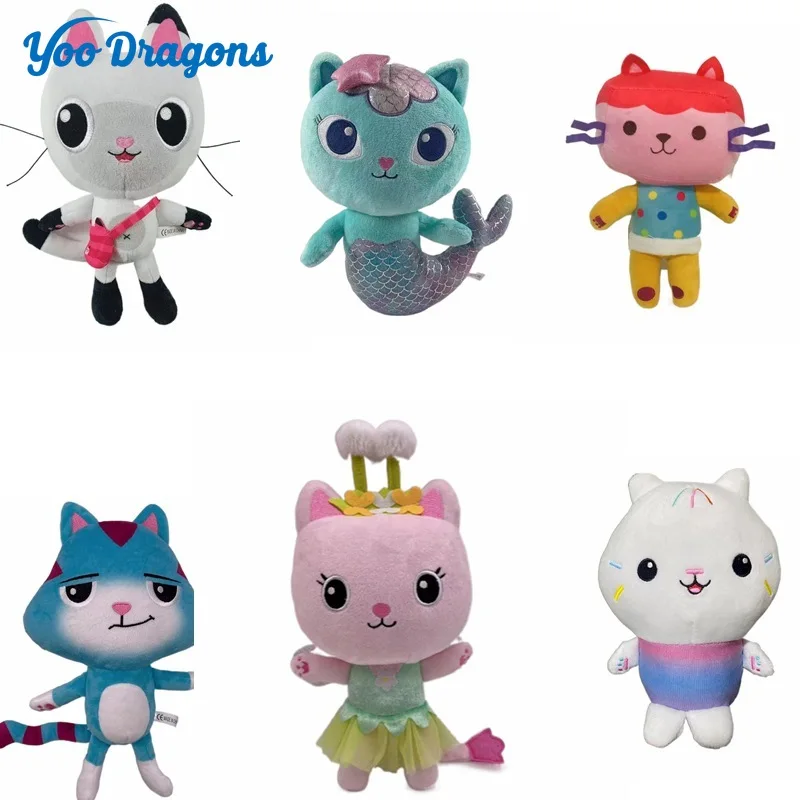 Игрушечный домик для кукол Gabbys мягкая плюшевая кошка с лапами рождественский