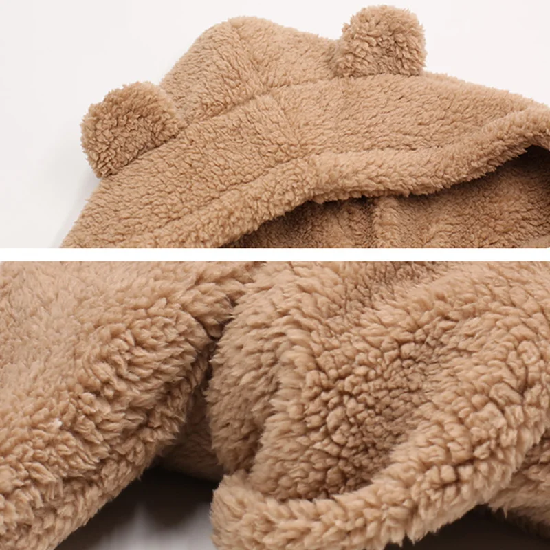 Комплект из шарфа женские зимние шапки теплая шапка с милыми медвежьими ушками