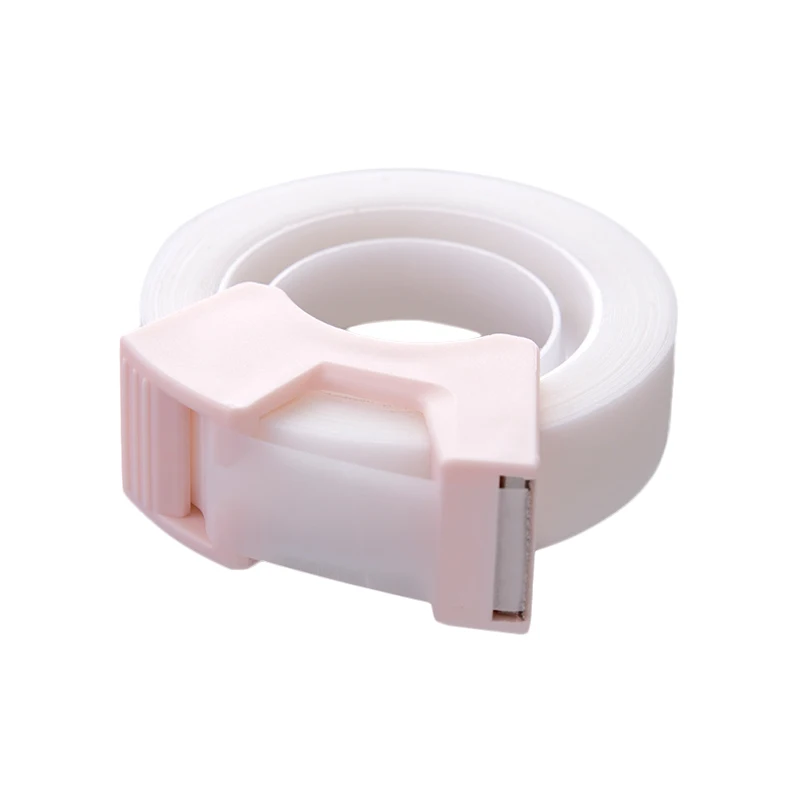 Kawaii Прозрачная Клейкая Лента Диспенсер резак синий/розовый студент записываемая