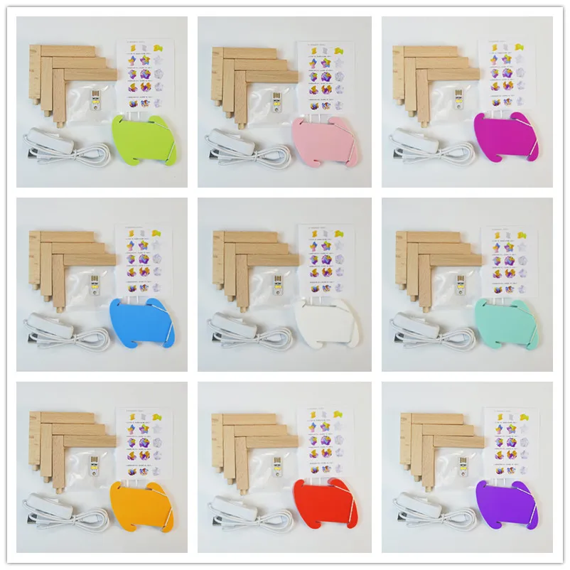 Светодиодный ночсветильник 3D сделай сам настольная лампа с USB акриловая