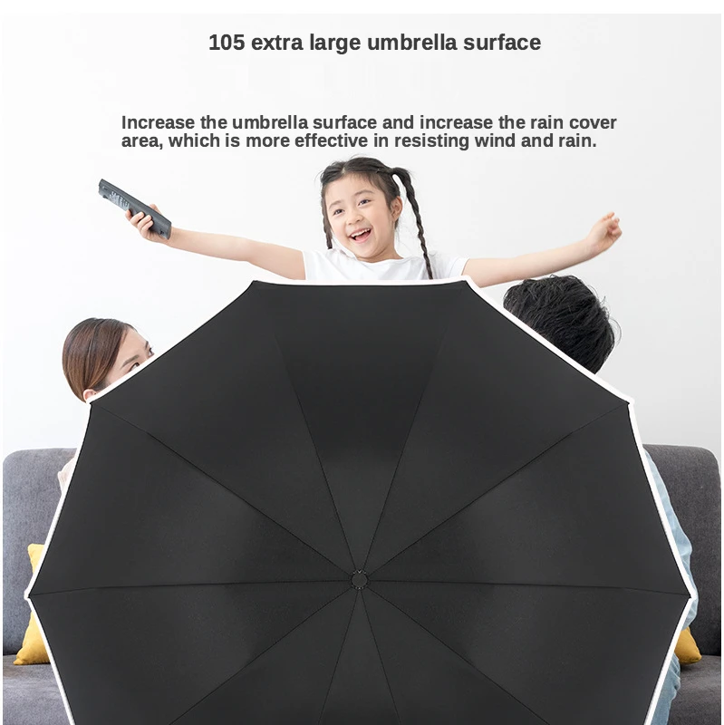 Miglior Ombrello Rovesciato Forte Pioggia Donna Uomo Completamente Automatico Pieghevole Antivento Torcia A LED Non Bagnata Ombrelli Riflettenti Da Pioggia