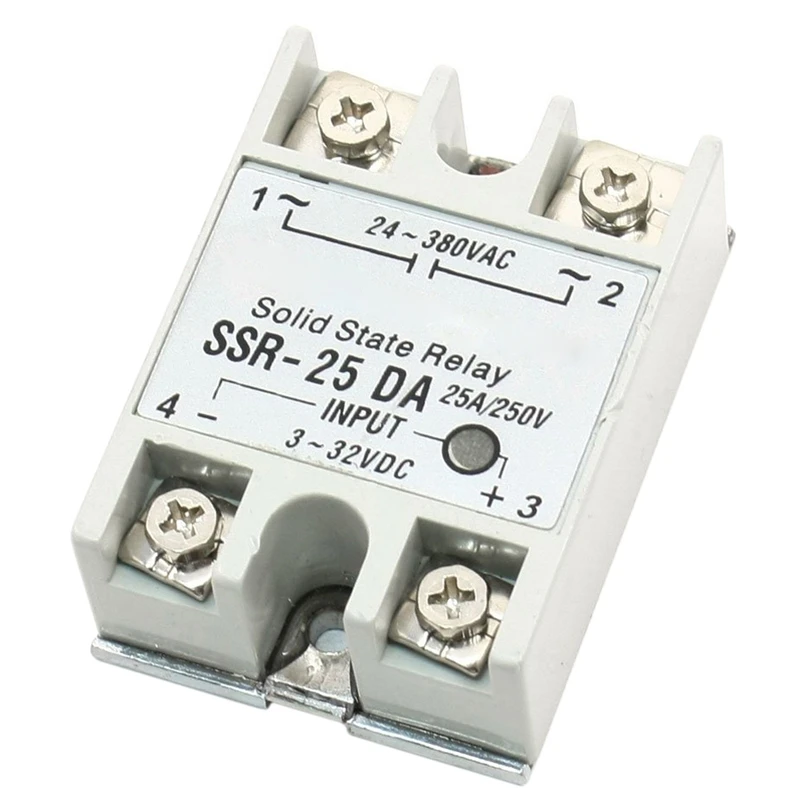 Single Phase DC Control AC Solid State Relay 25A SSR-25 DA Type | Обустройство дома