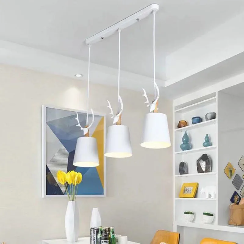 Современная модная ресторанная люстра в скандинавском стиле простая деревянная