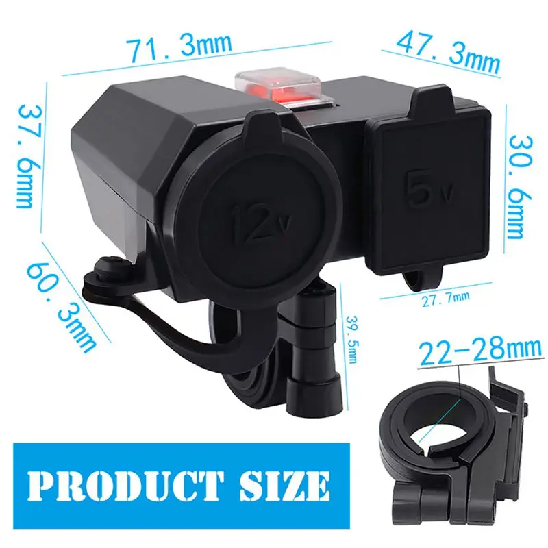 Зарядное устройство + Цифровое зарядное 5 В 4 2 А двойное прикуриватель Usb