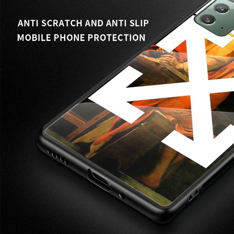 Модный чехол для Samsung A70 A50 A40 A30 Note 20 10 9 8 Ultra Lite Plus из закаленного стекла | Мобильные