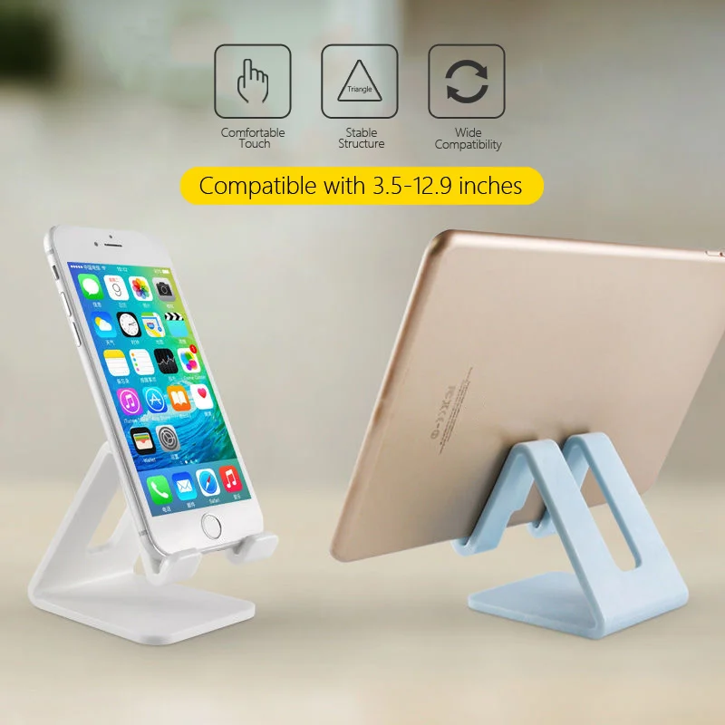

Desk Phone Holder triangle Mobile Stand For Cell phone Tablet Universal plastic Phone Stand Desktop Support Smartphone Bracket