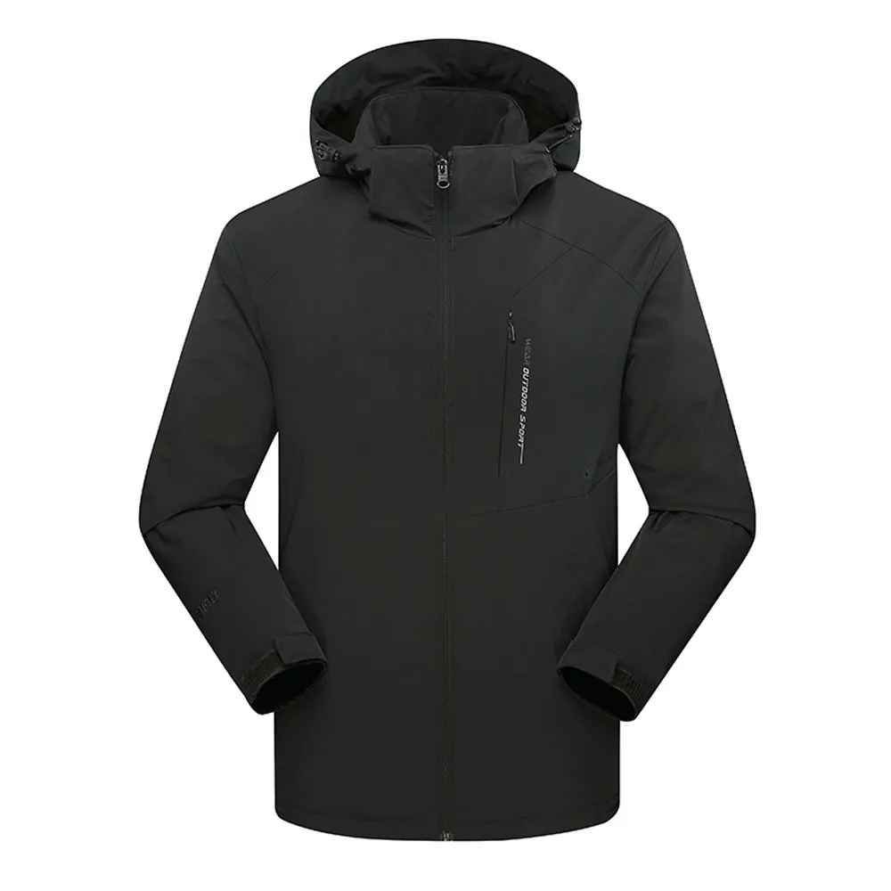 Мужская зимняя водонепроницаемая куртка спортивная теплая брендовая для