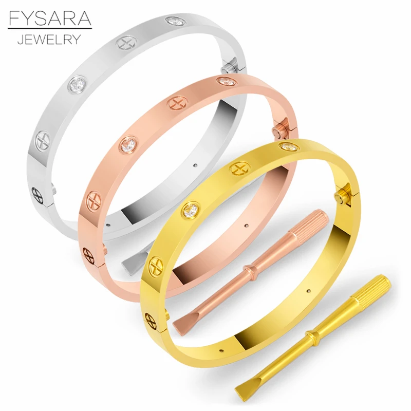 FYSARA, титановое стальное кольцо, классическое, роскошное, известный бренд, крестообразное кольцо для свадьбы, любовь, кольцо для женщин, мужчин, золотого цвета, ювелирные изделия для влюбленных