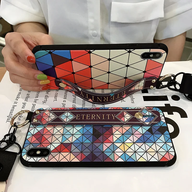 Шеи ремешок чехол для samsung Galaxy S10E S8 S9 S10 Plus Note 8 9 A10 A20 A30 A40 A50 A60 A70 M20 мягкий
