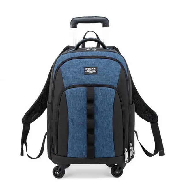 travel rolling luggage bag for men baggage bag  Wheeled backpack bag carry on Trolley Bag  wheels Trolley Suitcase wheeled Duffl