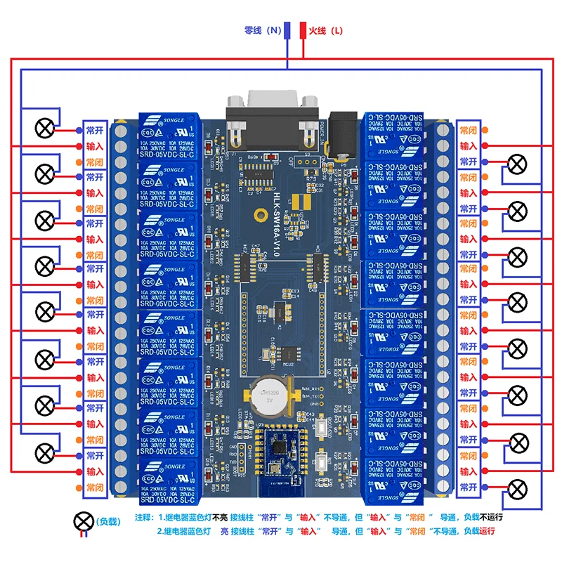 Wi-Fi реле дистанционного управления Переключатель SW16A 16-way интеллектуальной сети