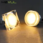 Кристаллический Светодиодный Светильник направленного света, Точечный светильник для украшения дома, встраиваемая потолочная лампа, 5 Вт, 10 Вт, 12 Вт, 110 В, 220 В, встраиваемая Светодиодная лампа