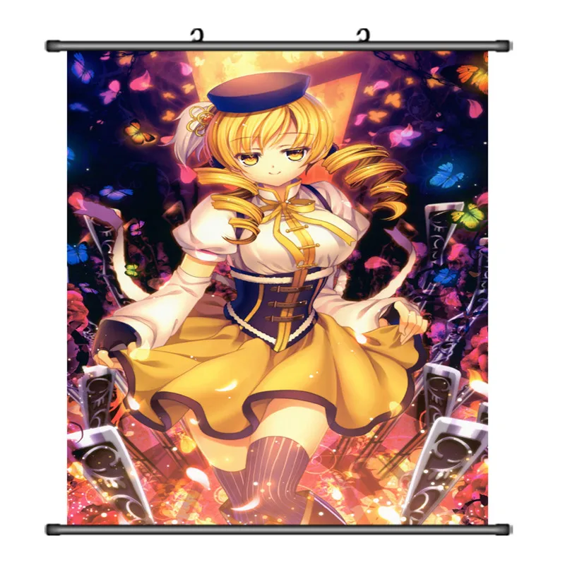 Japanese Anime Puella Magi Madoka Magica Akemi Homura &amp Kaname Home Decor Wall Scroll Poster Decorative Picture | Дом и сад