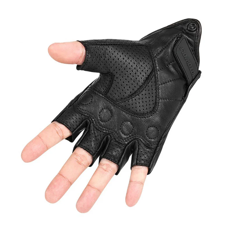 Мотоциклетные кожаные перчатки летние ретро перфорированные ATV мотоциклетные