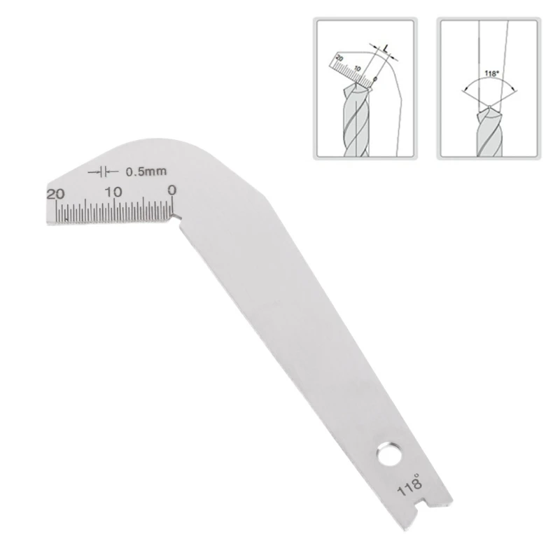 

Bit Pattern Drill Template Gauge Welding Inspect Tool Weld Drill Bit Measurement P82D