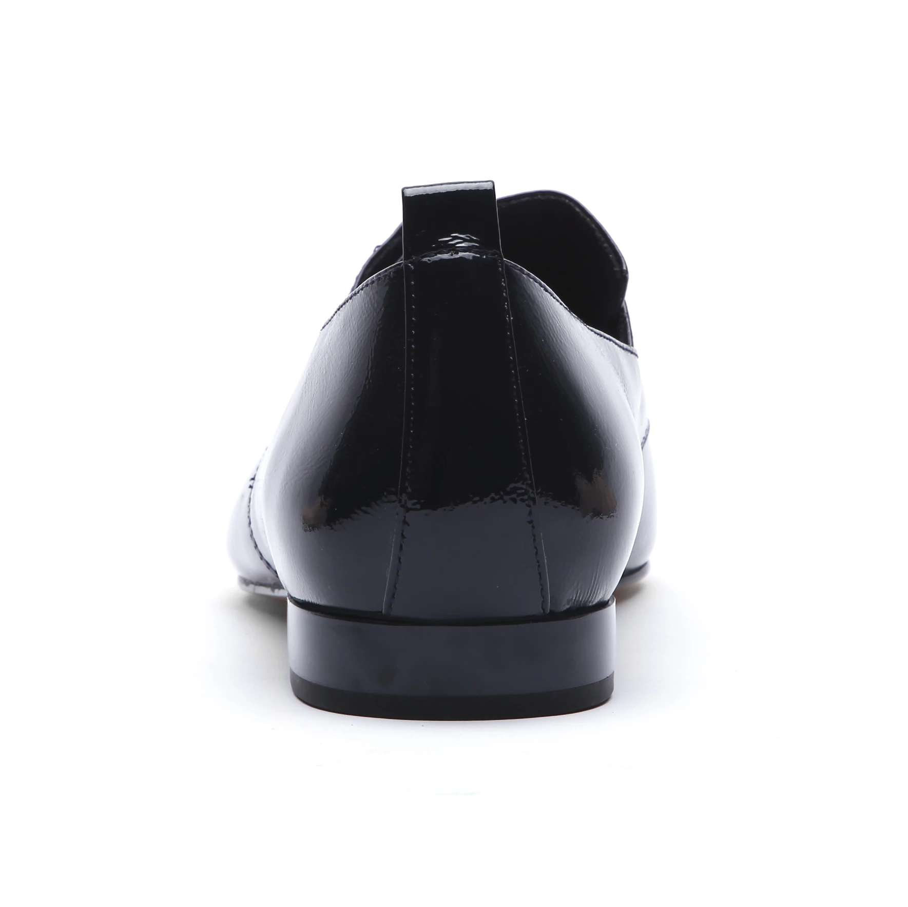 Новые кожаные лакированные туфли Tanariya Королевского синего цвета с острым носком