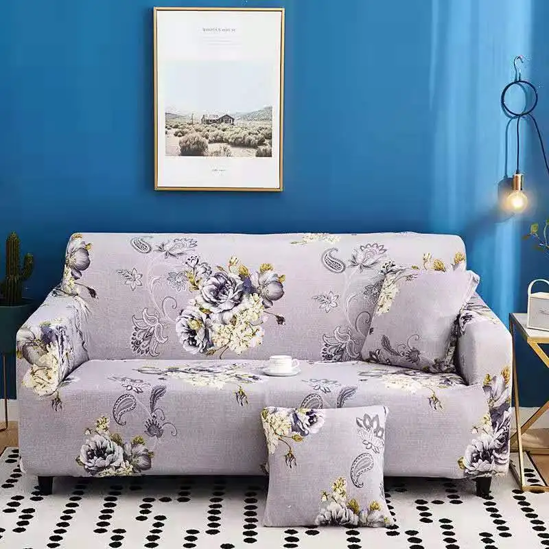 Тиснение цветочный все включено нескользящий чехол для дивана высокие