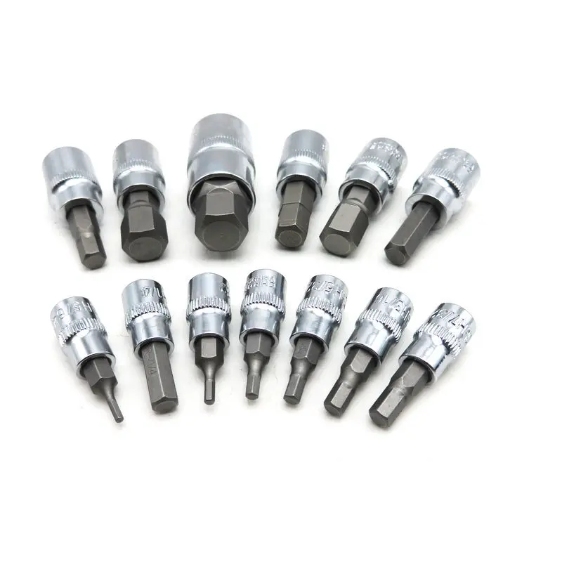 Высококачественный 13 шт. дюймовый внутренний шестигранный торцевой гайковерт