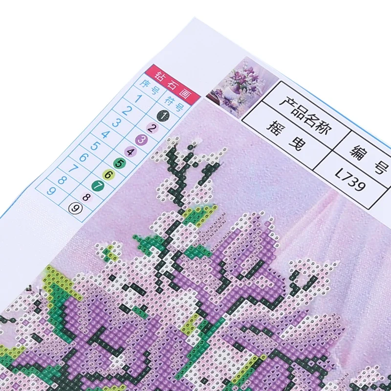 DIY 5D алмазная живопись вышивка цветок крестиком Набор для вышивки (светильник