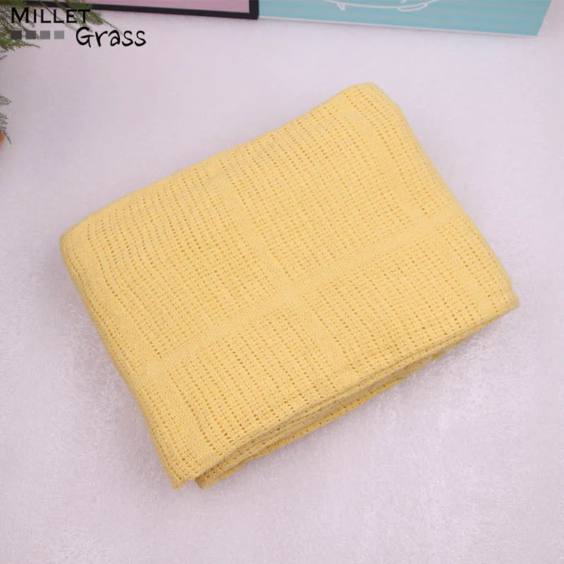 Летнее одеяло для новорожденных 100% хлопок кровати дивана путешествий автомобиля