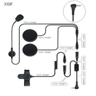Y гарнитура для мотоцикла, велосипеда, шлема, 1 штырь, микрофон, микрофон 3,5 мм для Yaesu VX3R FT60R Vertex Radio