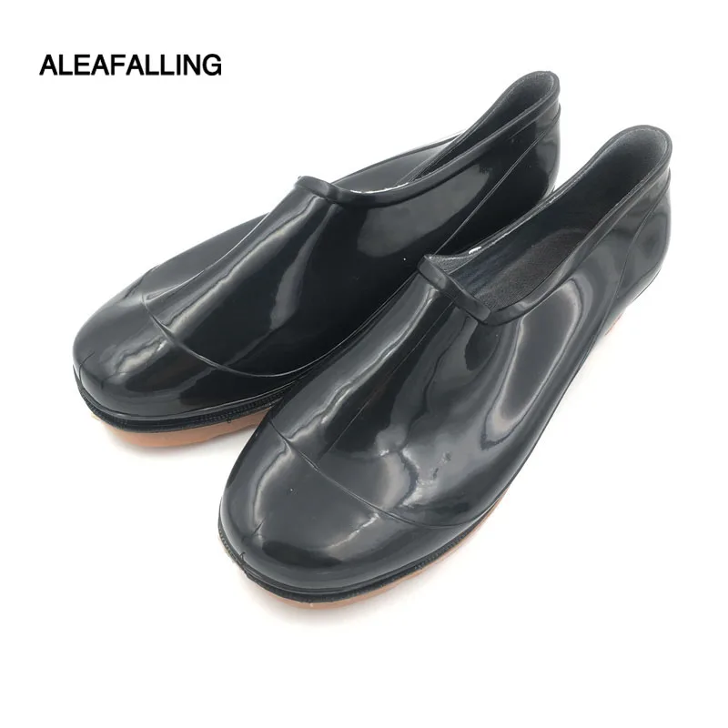 Сапоги Aleafalling мужские резиновые без застежки Нескользящие повседневные