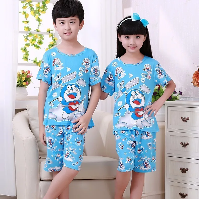 Пижамный комплект детский с коротким рукавом и шортами|Комплекты пижам| |