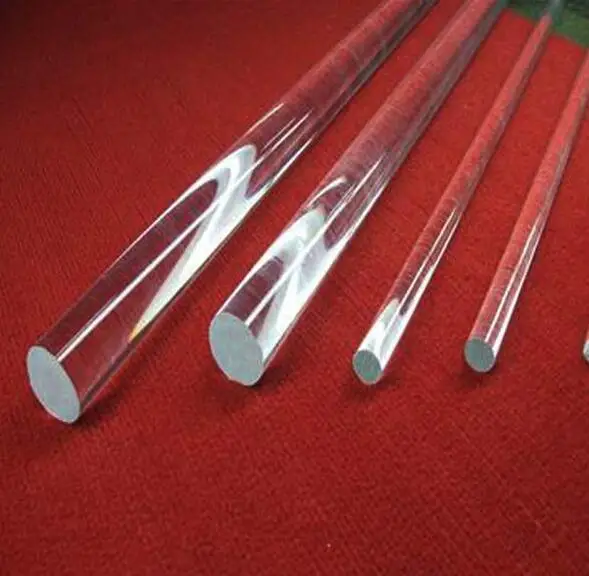 1pcs 55mm/70mm/80mm/100mm diameter acrylic rod solid stick transparent round cudgel plexiglass PMMA material wand 200mm length |