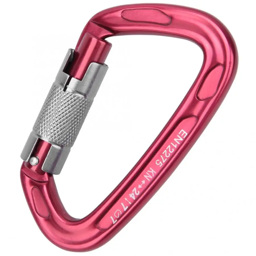 Многофункциональный Карабин Прочный Алюминий восхождение безопасный D-shape форме