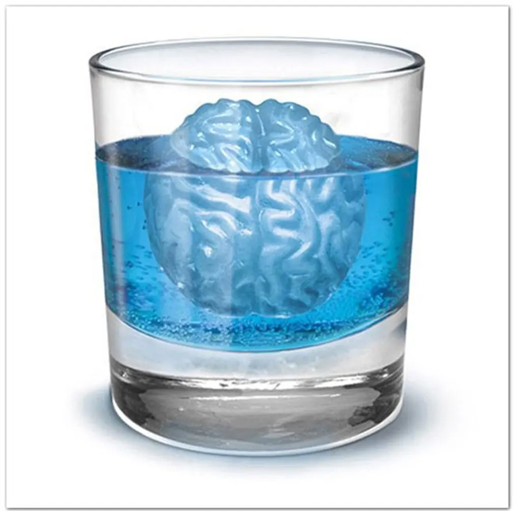 Кубики для льда Brain инструменты Хэллоуина забавная силиконовая форма украшение