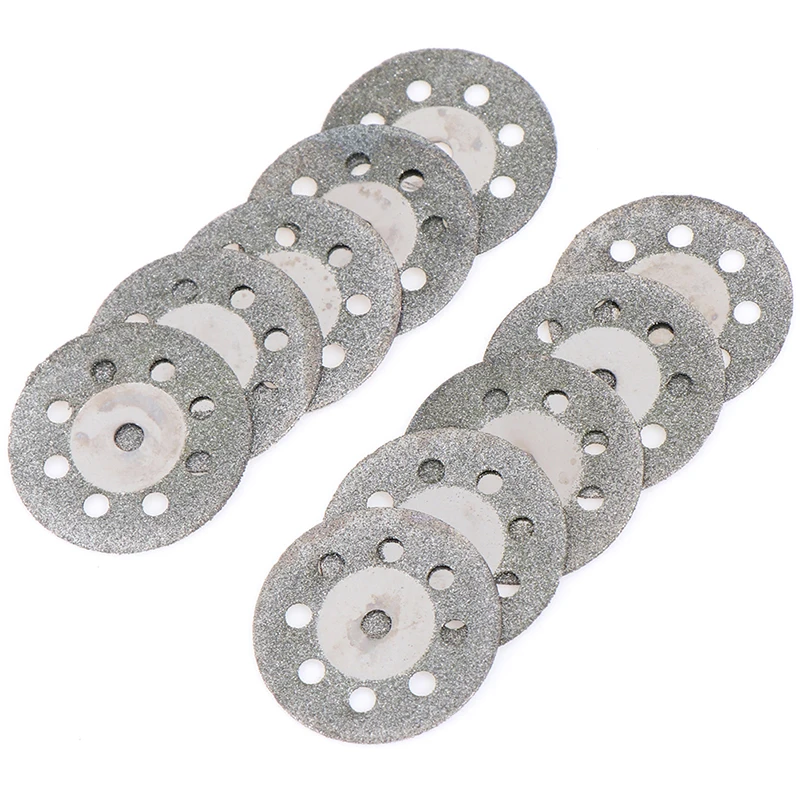 Алмазное лезвие для мини-пилы 10 шт./компл. 25 мм серебряные режущие диски с 2X