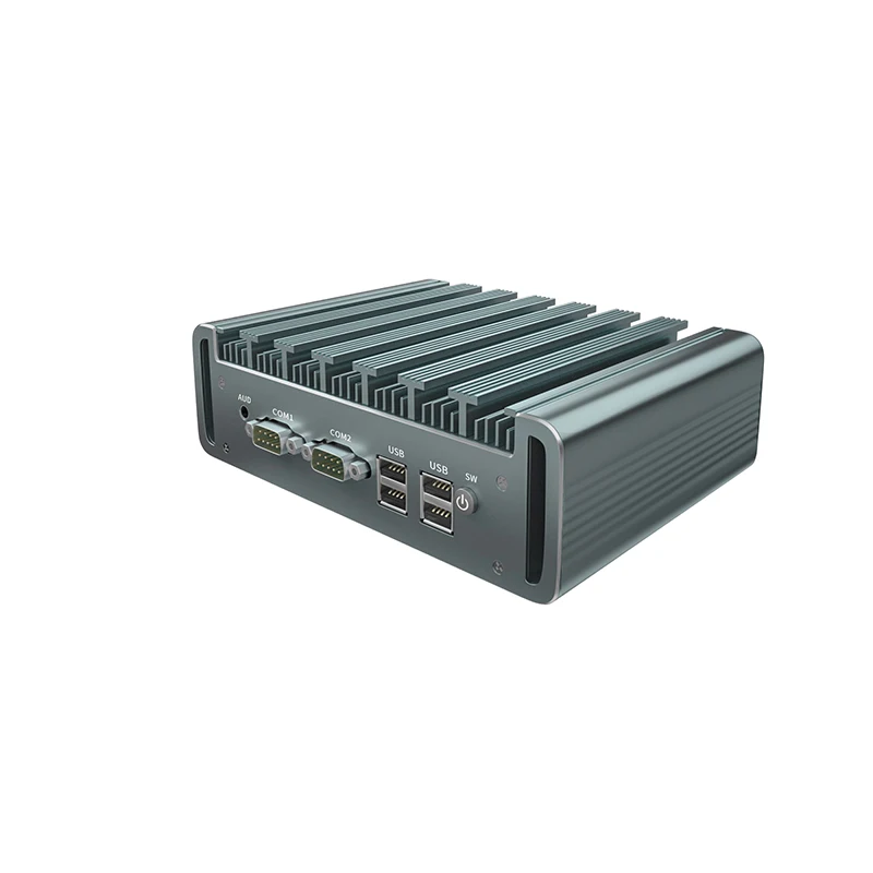 Новый 2 RS232 с Core I3 I5 17 Dual Giagabit Lan промышленный мини-компьютер поддержка Linux Ubuntu PFsense