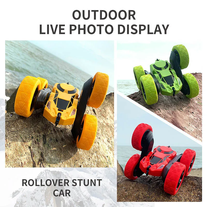 RC Car 2.4G 6CH Stunt 360 Degree Cars Toys Remote Control Flip Deformation For Kids Gifts | Игрушки и хобби