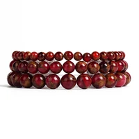 nature rose red cloisonne beads bracelets for women natural energy stone reiki yoga bracelet men fashion healing jewelry pulsera