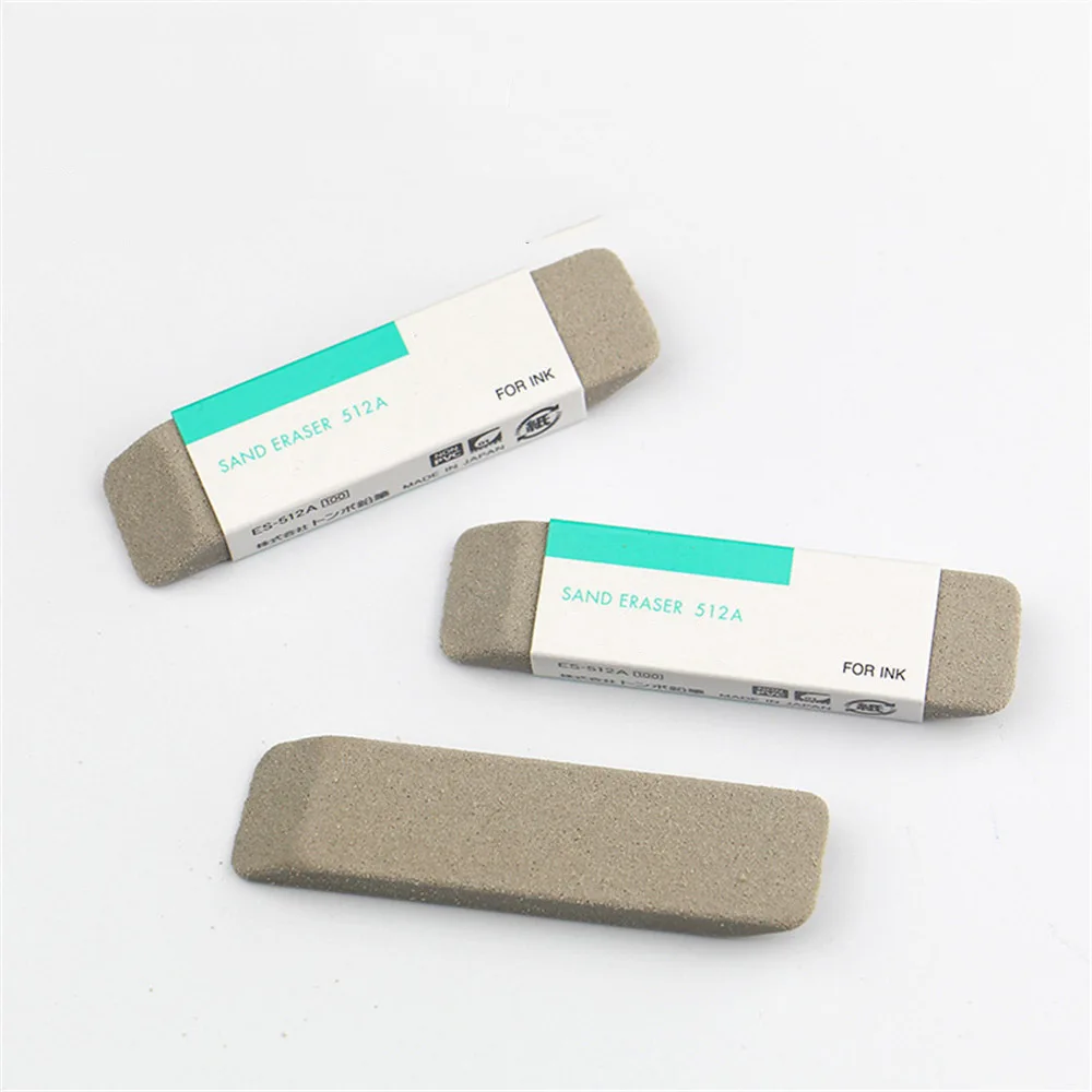 1pc Natural Rubber Eraser Fountain Pen Ink Pencil Sand Kawaii Stationery School Office Correction Supplies|Ластики| |