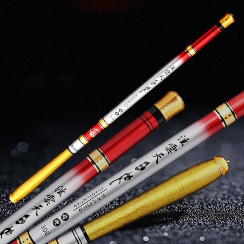 

2.7/3.0/3.6/4.5/5.4m Portable Fishing Rod Carbon Fiber Telescopic Fishing Rod Fishing Gear Accessories