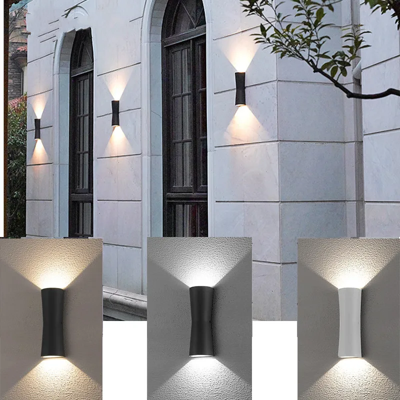 

10W Mordern Led Wall Light Dual-Head Outdoor Waterproof Wall Lamp Sconces for Hall Bedroom corridor lamp restroom Porch Lights