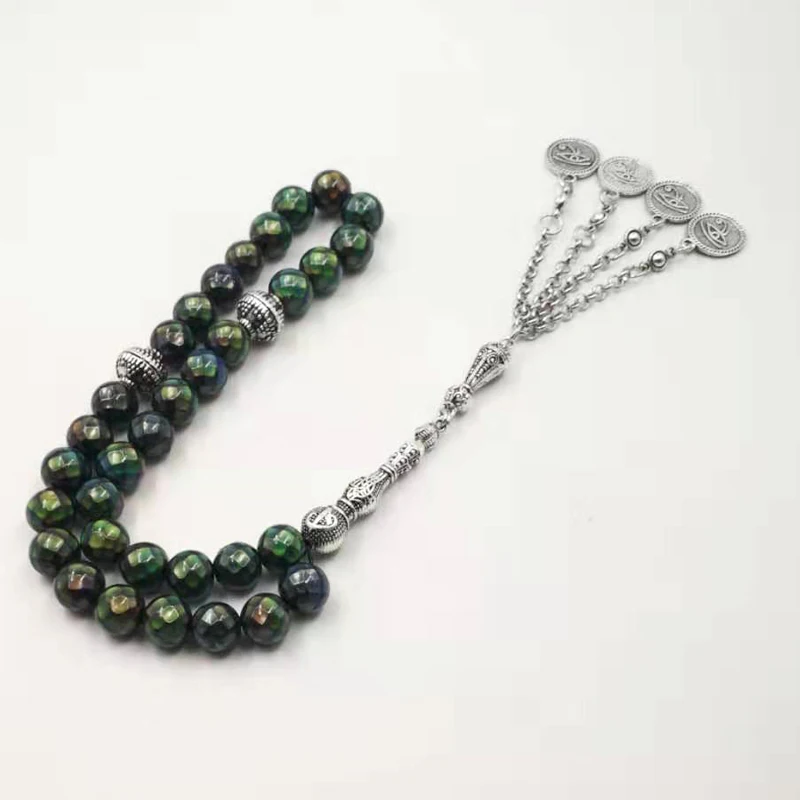 Tasbih Специальное обесцвечивание температуры Мисбаха Мусульманский мужской подарок Натуральный гематит 33-тройные бусины Исламские четки (art.: 3920cd8eca4fd) - 3920cd8eca4fd