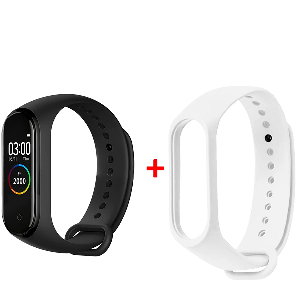 as the picture M4 Smart Wristband Smart Bracelet Band 4 Sport Smart Band Blood Pressure Heart Rate Monitor Fitness Tracker Smart Watch - Цвет: as the picture