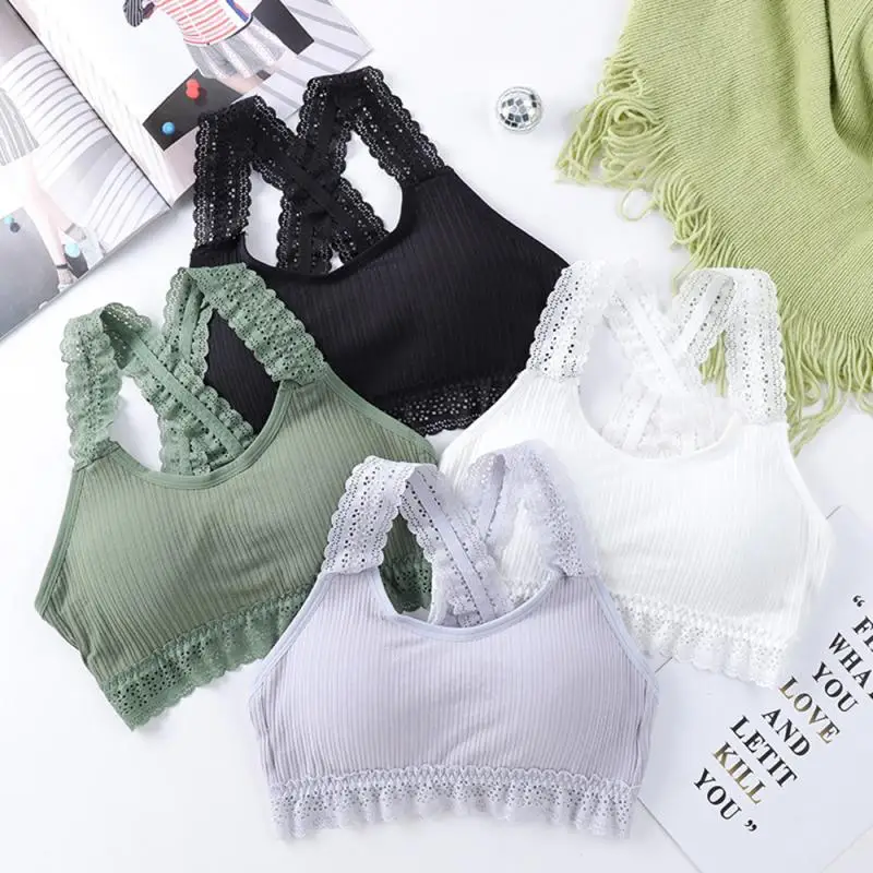 

Бесшовный красивый бюстгальтер с закрытой спиной, полноразмерный дышащий сексуальный топ на бретельках, Женская подвязка, жилет, нижнее бе...