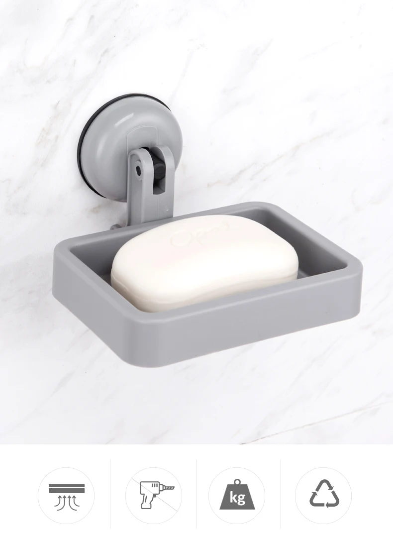 Съемная присоска мыльница многоразовая Водонепроницаемая Мыльница полка для