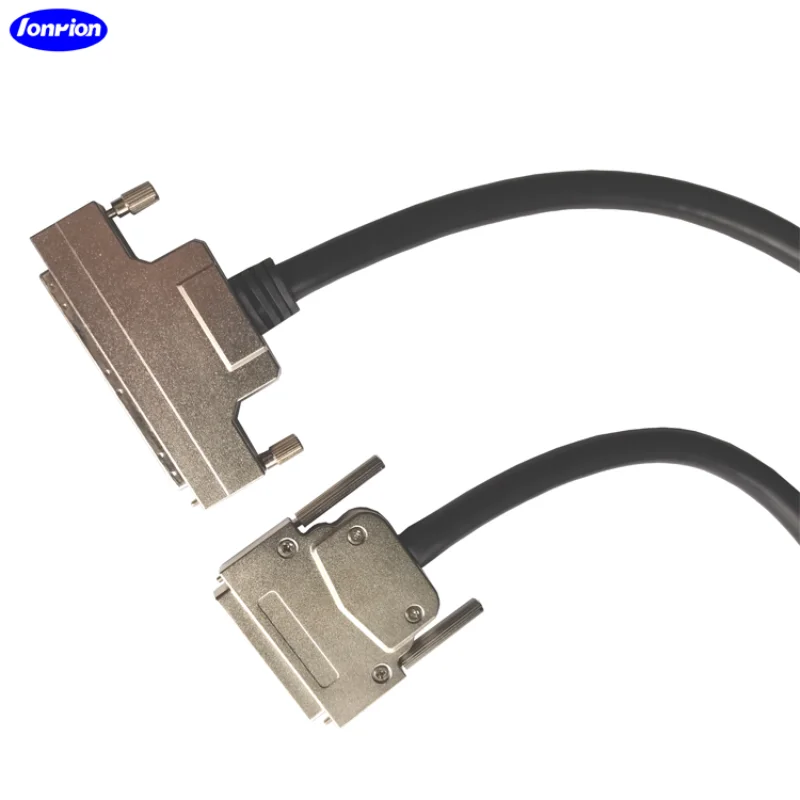 1M/2M/3M/5M/10M SCSI Cables HP-DB100MV100M White Cable Copper Core OFC Import High Quality  SCSI Cables