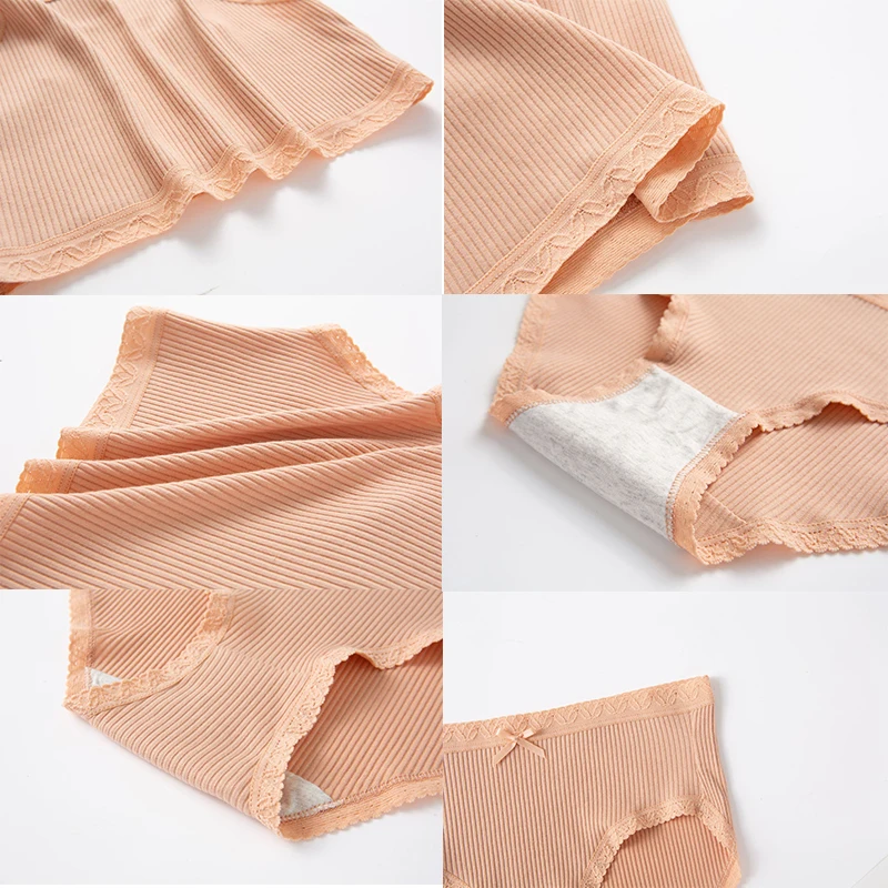 6 шт. женское нижнее белье сексуальное женские хлопковые стринги Трусы String Нижнее